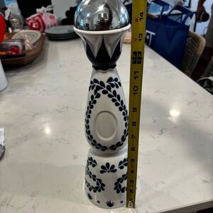 Clase Azul Reposado Empty Tequila Bottle 750ml Hand Painted  Decanter